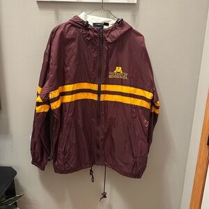 Minnesota Golden Gophers windbreaker with hood - Medium